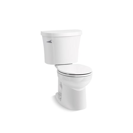 KOHLER Kingston Two-Piece Round-Front 1.28 Gpf Toilet 25097-0